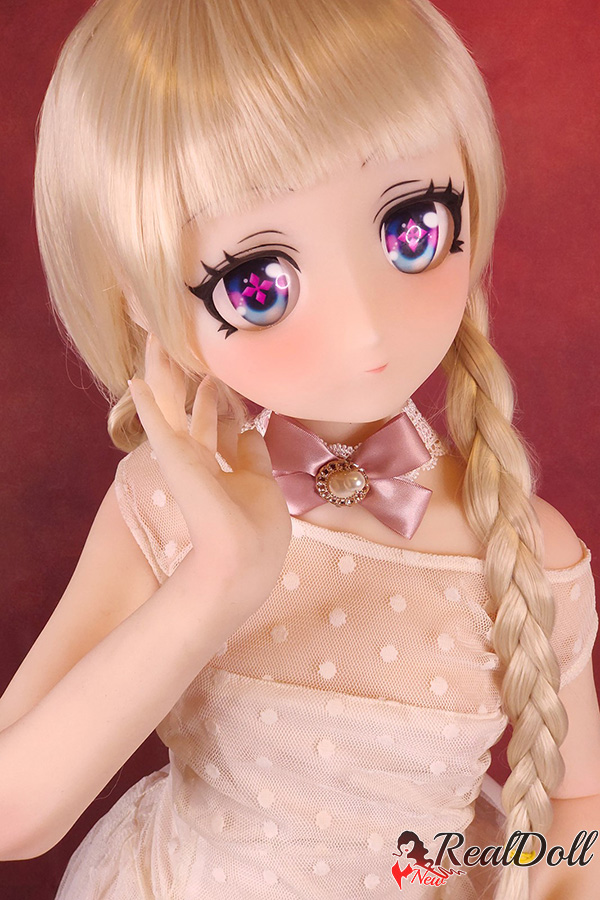 Skinny Pink Bow Tie Big Eyes Skinny Hentai Sex Doll